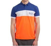 Polo - EA7 Emporio Armani - Regular - Bleu - Col polo - Manches courtes S