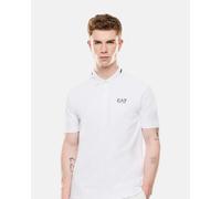 Polo EA7 Tennis Piqué manches courtes blanc pur - M