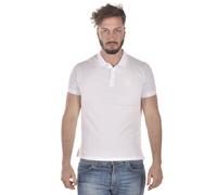Polo Emporio Armani coton homme blanc 8N1F121J0SZ 100