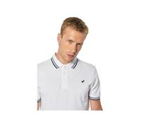 Polo en coton bio piqué - Kaporal - Homme - Col polo - Manches courtes - Blanc L