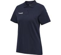 Hummel Go Cotton Short Sleeve Polo Bleu S Femme