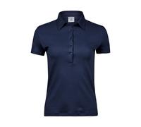 Polo en coton femme Tee Jays Pima Bleu 2XL