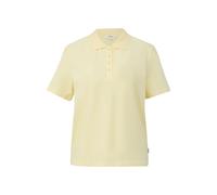 Polo en coton mÃ©langÃ© doux Ã structure piquÃ©e femme s.Oliver Jaune 36