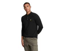 Polo en coton mérinos à manches longues Lyle & Scott Bleu S