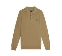 Polo en coton mérinos à manches longues Lyle & Scott S