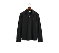 Polo en coton piquÃ© manches longues Gant Reg Shield Noir 2XL