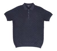 Polo en jacquard Mexx Bleu L