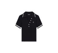Polo en mÃ©lange de viscose femme Guess Noir M