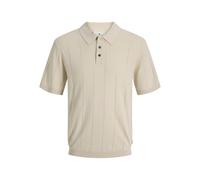Polo en maille texturÃ©e Jack & Jones Blawilliam Beige L