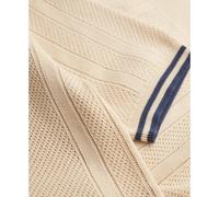 Superdry Polo en maille texturée manches courtes Beige 2XL Homme