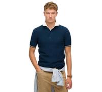 Polo en maille texturÃ©e Superdry Bleu XL