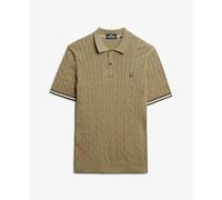 Polo en maille texturée Superdry Vert 2XL