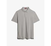 Superdry City Pique Short Sleeve Polo Gris 2XL Homme
