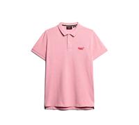 Superdry Classic Pique Short Sleeve Polo Rose 3XL Homme