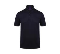 Polo en polyester stretch Henbury Bleu L
