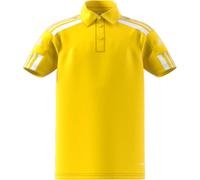 Adidas Squadra 21 Short Sleeve Polo Jaune 9-10 Years Enfants