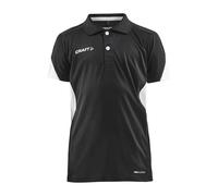 Polo enfant Craft pro control impact Noir 6/8 ans