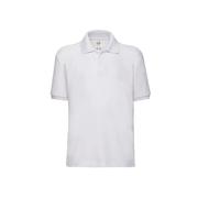 Polo enfant Fruit of the Loom Blanc 3/4 ans