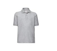 Polo enfant Fruit of the Loom Gris 5/6 ans