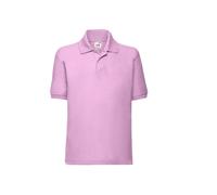 Polo enfant Fruit of the Loom Rose 3/4 ans