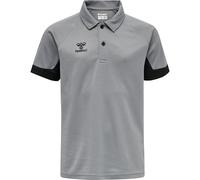 Hummel Lead Functional Short Sleeve Polo Gris 116 cm Enfants