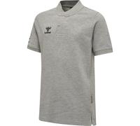 Polo enfant Hummel Move Grid Gris 8 ans