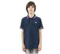Polo enfant - KAPORAL - Ayoc - Bleu - Slim - Manches courtes 10 ans