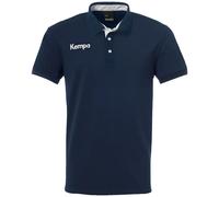 Kempa Prime Short Sleeve Polo Bleu 152 cm Garçon