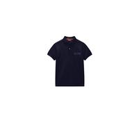 Napapijri Polo New Box – à manches courtes, coton avec logo – noir foncé 36
