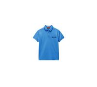 Napapijri New Box Logo Short Sleeve Polo Bleu 16 Years Enfants