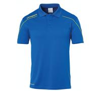 Uhlsport Polo enfant Stream 22 Unisexe manches courtes Bleu azur/jaune 12 ans