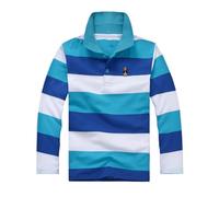Polo Enfants Garçons Filles Manches Longues Fermeture Clair Col Revers Uni/Imprimé 3D Poche Poitrine Couleur Unie Boutons Décontracté pour Automne Printemps Cole Sport Loisirs té
