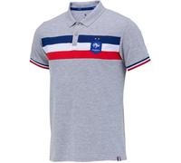 Polo - EQUIPE DE FRANCE - Homme - Coton - Gris - 100% officiel S