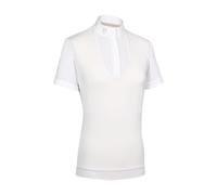 Polo équitation de concours femme Samshield Apolline Blanc M