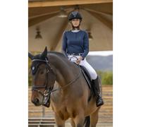 Polo équitation femme Equithème Pekin Bleu XL