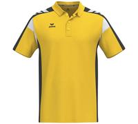 Erima Celebrate 125 Polo Fonctionnel (1112511) Mixte, Jaune/Noir, S