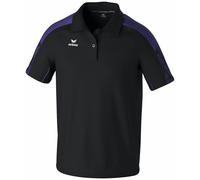Erima Polo Evo Star (1112407) Homme, Noir/Ultra Violet, S