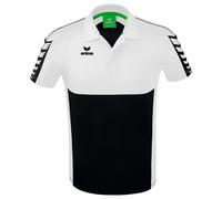 Erima Six Wings Short Sleeve Polo Blanc 3XL Homme