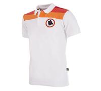 Polo Extérieur Copa A.S Roma Blanc M Unisex