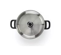 BEKA Faitout Polo 12031244 avec couvercle en acier inoxydable 24 cm, gris