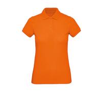 Polo femme B&C Organic Inspire Orange M