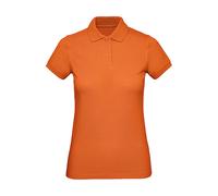 Polo femme B&C Organic Inspire Orange M