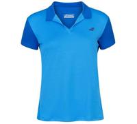 Polo Femme - bébélat - Play - Bleu Aster - Manches Courtes - 100% Polyester L