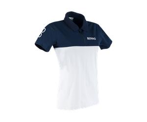 Polo Femme Bering Blanc/Bleu MarineM Blanc,Bleu Marine
