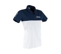 Bering 2023 Short Sleeve Polo Blanc,Bleu 38 Femme