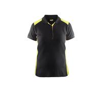 Blaklader 33901050 POLO POUR FEMMES, Noir/jaune, taille XXXL