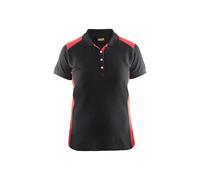 Polo Femme Blåkläder 3390 Noir/Rouge Blaklader - 339010509956 XXXL