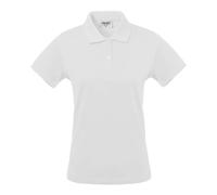Polo Femme Blanc Take Time Coton Manches Courtes - Rossini - Barista Serveuse