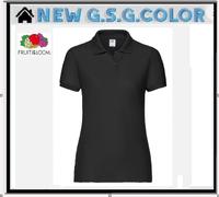 Polo Femme Col Avec Bordures Des Manches À Côtes Boutonnage Avec 2 Boutons