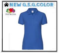 Polo Femme Col Avec Bordures Des Manches À Côtes Boutonnage Avec 2 Boutons